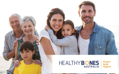 Happy family - Healthy Bones Australia banner