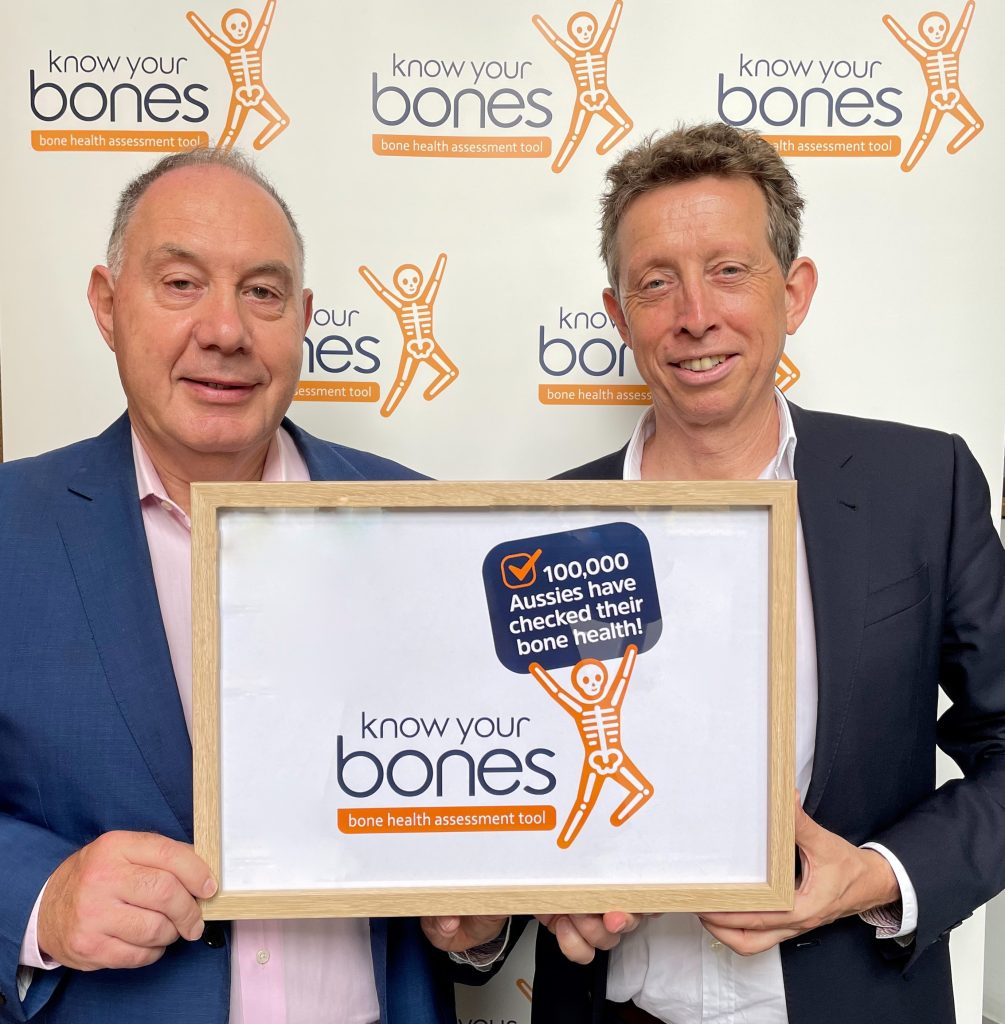 The Know Your Bones online self-assessment has reached an important milestone… 100,000 Aussie have checked their bone health!  